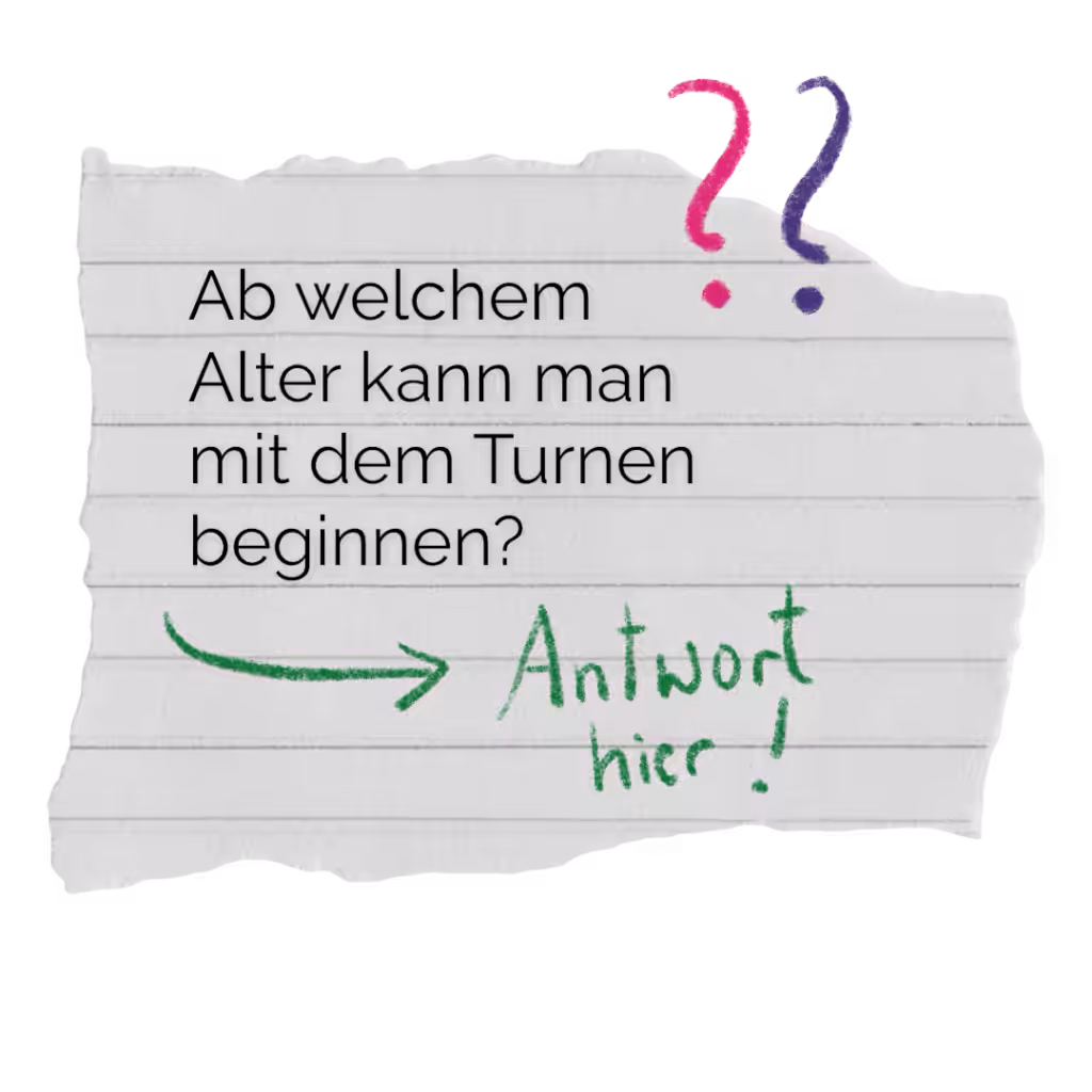 ab welchem Alter kann man Turnen?